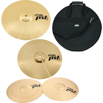 Paiste PST3 Lėkščių rinkinys su ekonominiu krepšiu