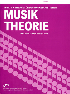 Neil A.Kjos Music Company Musik Theorie 3 muzikos teorijos knyga
