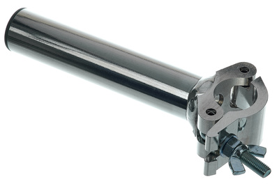 T57310 Boom Arm polished, mit Half Coupler für 50mm Rohre, Länge: 250mm, max. Belastbarkeit: 50 kg