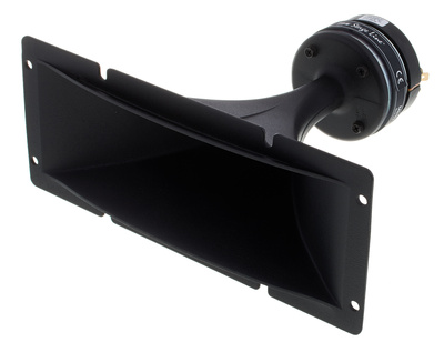 B-Stock, Monacor MHD 152 PA Mittelhochtontreiber, 75 Watt RMS, 150 Watt Musikleistung, 8 Ohm, Aluminium Druckgusshorn 40x90, 105 db (1watt 1 meter),