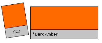 Lee Colour Filter 022 Dark Amber filtras