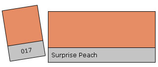 Lee Filter Roll 017 Surprise Peach gaismas filtru rullis