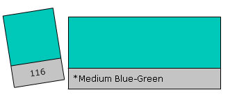 Lee Filter Roll 116 M. Blue Green gelinis ritinys  