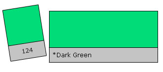 Lee Filter Roll 124 Dark Green gelinis ritinys