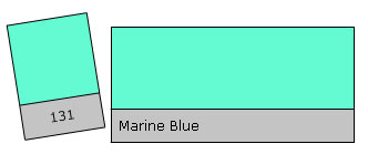 Lee Filter Roll 131 Marine Blue gaismas filtrs ruļļos