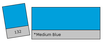Lee Filter Roll 132 Medium Blue gelinis ritinys