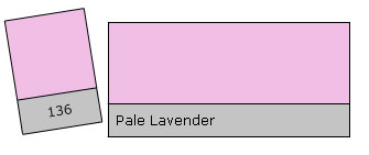 Lee Filter Roll 136 Pale Lavender gelinis ritinys
