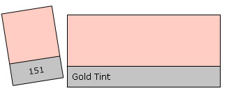 Lee Filter Roll 151 Gold Tint gelinis ritinys