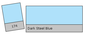 Lee Filter Roll 174 D. Steel Blue gelinis ritinys