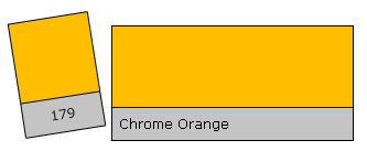 Lee Filter Roll 179 Chrome Orange gelinis ritinys