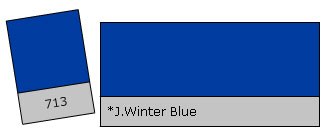 Lee Filter Roll 713 J. Winter Blue gaismas filtra rullis