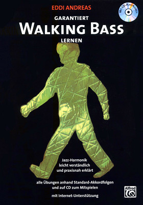 Alfred Music Publishing Garantiert Walking Bass Lernen mokomoji medžiaga kontrabosui  