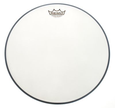 CS Emperor, Snare Drum Fell, 14"" Weiß aufgerauht, mit weißem Punkt auf der Oberseite, doppelschichtiges obertonarmes Schlagfell, geeignet für