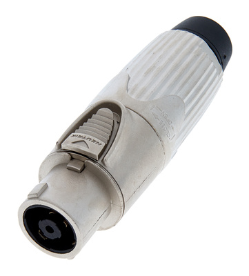 NLT8 FX Speaker Twist Stecker für Kabelmontage; Ganzmetallgehäuse; 8-polig; wetterfest Farbe Silber