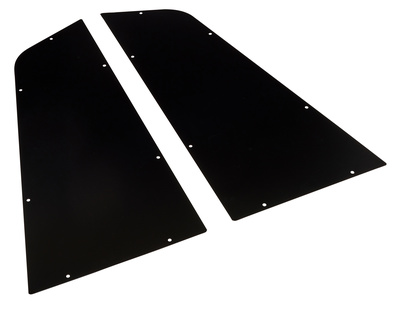 K&M 28201 schwarz, Seitenverkleidung für Geräteständer 28200, bestehend aus 2 Stück Stahlblechen mit Bohrungen + 14 Stück Schrauben M5x16. Gewicht: