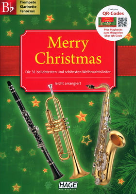 Hage Musikverlag Merry Christmas Bb dainų knygelė saksofonui
