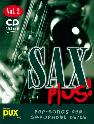 Edition Dux Sax Plus 2 dainų knygelė saksofonui