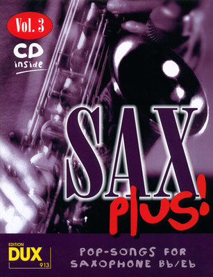 Edition Dux Sax Plus 3 dainų knygelė saksofonui