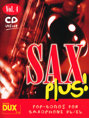 Edition Dux Sax Plus 4 dainų knygelė saksofonui