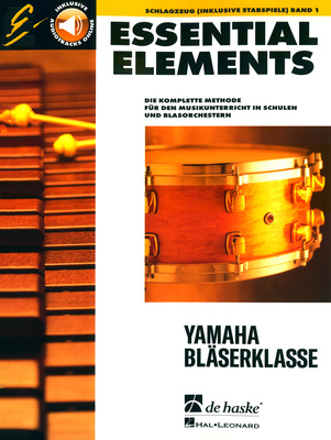 De Haske Essential Elements Drums 1 būgnų mokytojas