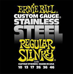 Ernie Ball 2246 Stainless Regular elektrinės gitaros stygos
