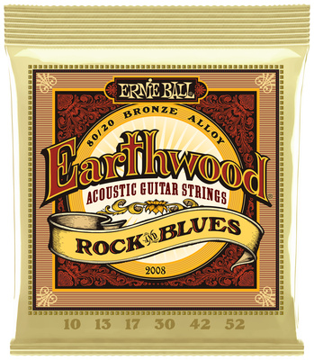 Ernie Ball 2008 Earthwood Bronze pavienė akustinės gitaros styga 010
