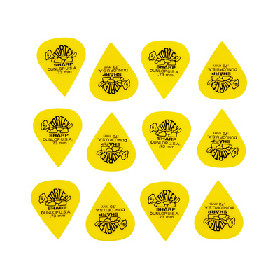 Dunlop Plectrums Tortex Sharp 0,73 12