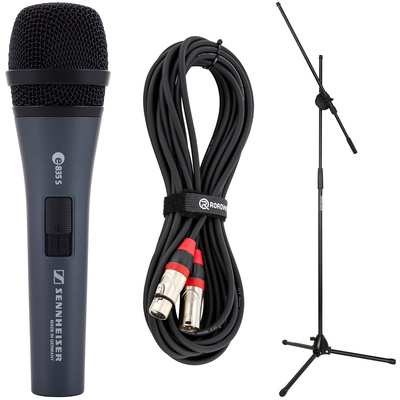 Sennheiser E835 S Bundle dinaminis vokalinis mikrofonas
