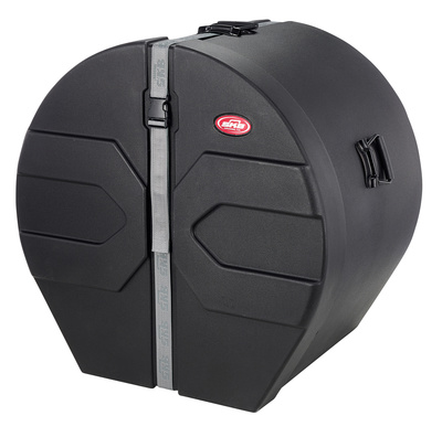 D1624 Bass Drum Koffe, Größe = 24"" x 16"", Revolutionäres Roto-molded D-shaped Drum Case Design, am Boden gefüttert für beste Transportposition