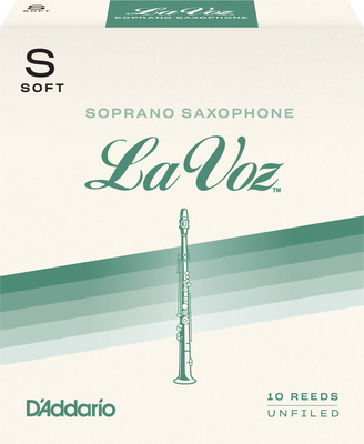 DAddario Woodwinds La Voz Soprano saksofono liežuvėliai S