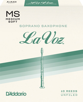 DAddario Woodwinds La Voz Soprano Saxophone MS saksofono liežuvėlis