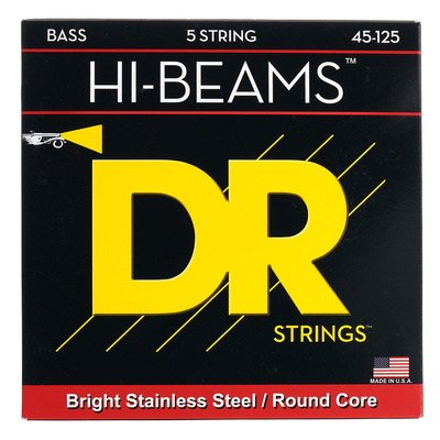 DR Strings Hi-Beams MR5-45 045 stygos 5 stygų bosinėms gitaroms