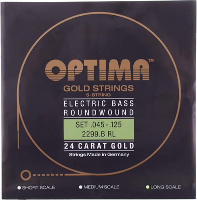 Optima 2299/1B 045-125 elektrinės bosinės gitaros stygos