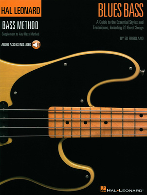 Hal Leonard Bass Method Bluesbass bosinės gitaros literatūra  