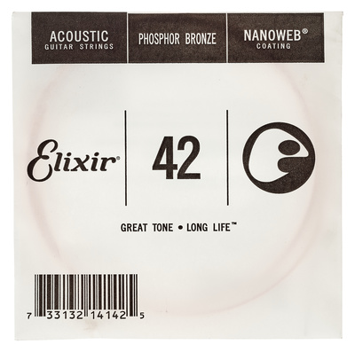 Elixir .042 Western Guitar Ph. pavienė gitara styga