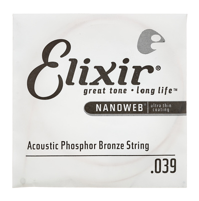 Elixir .039 Western Guitar Ph. pavienė gitaros styga