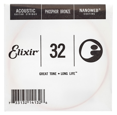 Elixir .032 Western Guitar Ph. pavienė gitaros styga