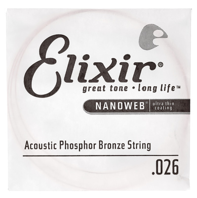 Elixir .026 Western Guitar Ph. pavienė gitara styga