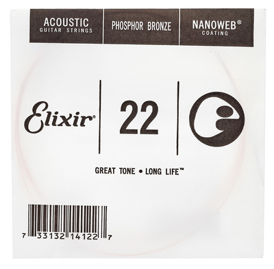 Elixir .022 Western Guitar Ph. pavienė gitaros styga