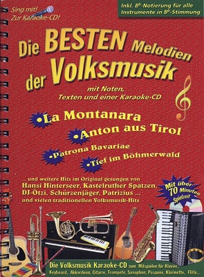 Streetlife Music Besten Melodien der Volksmusik natų knyga