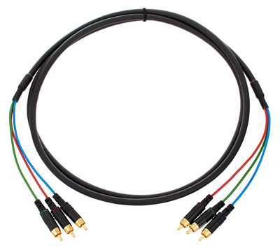 RGB Transit-Mini-Flex 2,5: hochwertiges RGB-Kabel zum Anschluss von z.B. DVD-Playern und zur Übertragung von ""progressiv