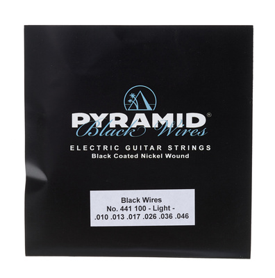 Pyramid Black Wires 010-46 elektrinės gitaros stygos