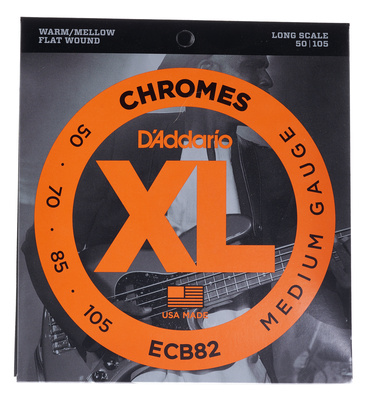 Daddario ECB82 plokščios elektrinės bosinės gitaros stygos