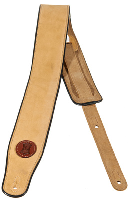 Levys Piped Suede Strap 2,5" Tan odinis diržas