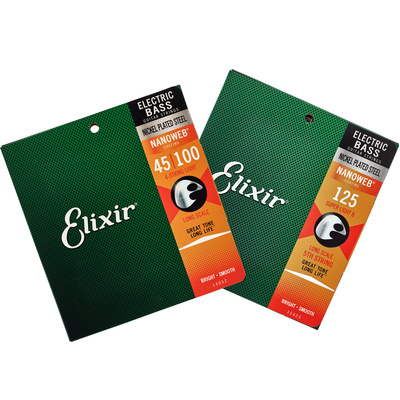 Elixir 45-125 5-string Set bosinės gitaros stygos  