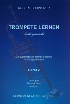 Musikverlag Schweizer Trompete Lernen Leicht 2 trimitų mokykla