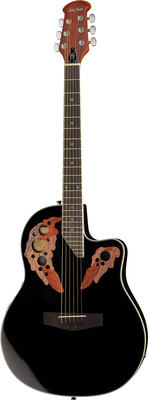 Harley Benton HBO850 BK roundback akustinė gitara  