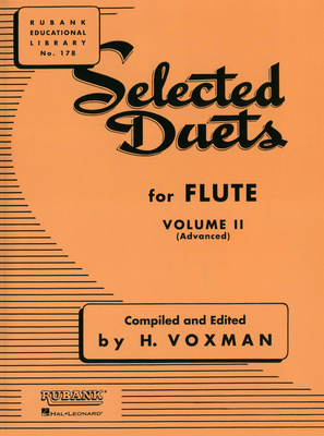 Rubank Publications Selected Duets for Flute 2 fleitai skirtos natos