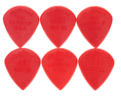 Dunlop Jazz Plectrums III XL Red 6P
