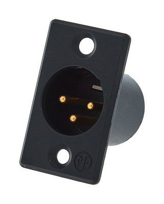 Neutrik NC3 MP-B 3-pin XLR jungtis (vyriška/moteriška)